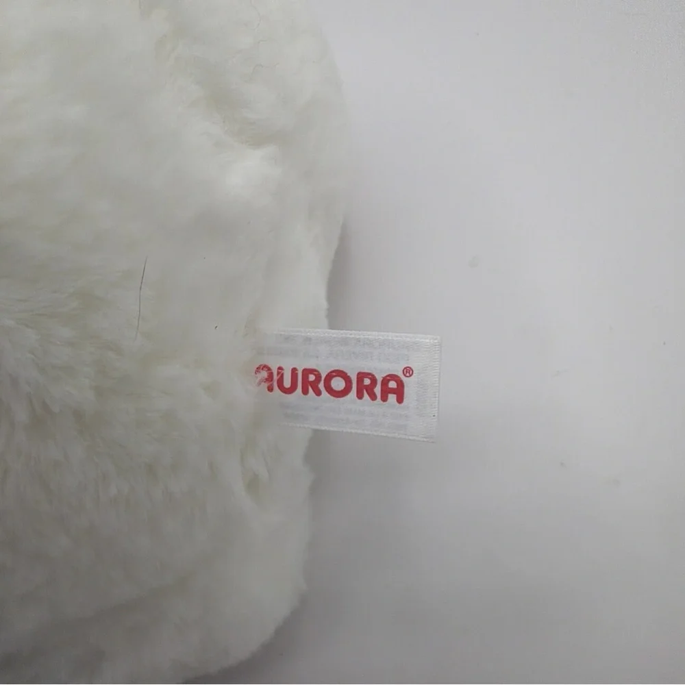 Aurora Medium White Spudsters Yanni Yeti Adorable Stuffed Animal Plush - Picture 6 of 11